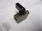 1 4  Female Npt To 1 4  Male Npt Mini Ball Valve - Stainless Steel 304