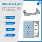 10 Pcs Outlet Leveling Spacers Electrical Wall Plate Switch Adjustment Kit  
