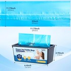 Diaper Pail Refill Bags 30 Pack 7 Layer Odor Barrier For Newborn Diapers