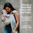 Ring Sling Baby Carrier  Soft Linen Baby Sling  Baby Wrap  Comfort  Style  An   