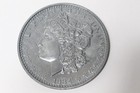 Vintage 1884 Liberty Head One Dollar Coin Novelty Metal 3 Inch Eagle Coin Money