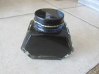 Vintage 1930s Watermans Ink Bottle Inkwell Blue Black Full Bottle No 172