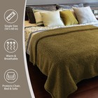 Soft Fuzzy Warm Cozy Throw Blanket With Fluffy Sherpa Fleece For Sofa Couch Bed