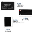 Mighty Max 12v 8ah Ups Battery Replacement For Apc Back-ups Es Be550g