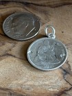 1800   s Love Token Fancy Engraved Hp  Silver Coin Us 1875