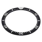 Seiko Black silver 38mm Bezel Insert For Men   s Diver 7002 7000 6309 7040 7049