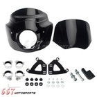 Club Style Headlight Fairing Windshield Kit For Harley Street Bob Fxdb 2006-2017