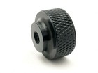 Air Cleaner Wing Nut Knurled 1 4 -20 Knob Gmc Chevy Ford Mopar Black Aluminum