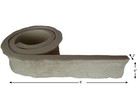 Chiseled Edge Concrete Step And Edge Form Liner 8 l  96   X 6 w X 2 d