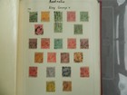 World Stamps Collection In Simplex Blank Album  early To Middle Period 