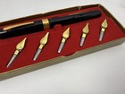 Vintage Hunt Speedball Artist Pen Set No 7 Auto Feed Calligraphy