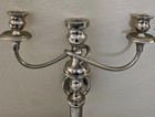 Large Vintage Global Views Silver Chrome Wall Sconce Set Of 2 