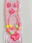Butterfly Birthday Gift Necklace Bracelet Set Chunky Jewelry Toddler Little Kids