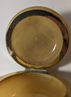 Vintage Trinket Box Carved Stone With Pansies And Hinged Lid