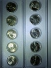 Westward The Nickel  Ten Nickel Coin Set  Uncirculated 2004-2006 P d In Case