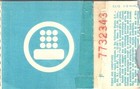 Emerson Lake   Palmer Concert Ticket Stub  Roosevelt Stadium  Aug  17 1974