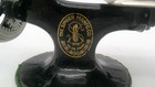 Singer Child s Miniature Sewing Machine Hand Crank Working Black   Silver