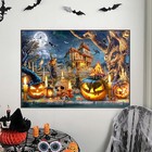 Diamond Art Kits For Adults  Halloween Pumpkin Easy Diy Beginners 5d Diamond