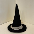 5  X 4   Handmade Primitive Fall Halloween Witch Hat With Cheesecloth Tie   Bell