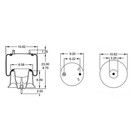 4x Air Springs For Freightliner Replaces Firestone W01-358-9780 1r12-189