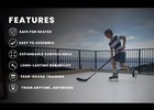 Potent Skateable Synthetic Ice Hockey Tiles  10 Pcs Per Box  21 6 Sqft 