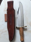 Older Used Randall Made Knives Model 12-11 Smithsonian Bowie Knife  Carbon Steel