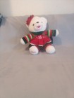 Dan Dee Snowflake Teddy 12  White With Red Dress   Adorable   2013