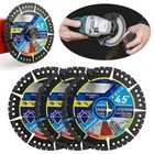 3pcs Diamond Multi-purpose Saw Blades 4 5 Inch Heavy Duty Diamond Cutting Blades