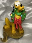 Disney Store Pluto 6    Christmas Stocking Holder Hanger -rare