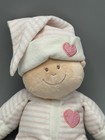 Baby Girl Ganz Soft Doll Dolly Lovey Plush 12    Stuffed Toy In Striped Pjs