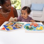 Melissa   Doug Wooden Jumbo Peg Puzzle 2-pack     Fish Bowl  House Pets    
