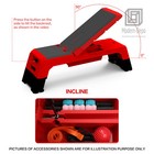 Aerobic Deck Cardio Multifunctional Fitness Step Platform With Resistance Bands