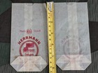 Vintage Wwii German Egg Semolina Noodle Soup Bags  lot Of 2  1940s Rationing Bag