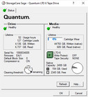 Quantum Mt 3580 H6s Lto-6 External Sas Tape Drive Very Lightly Used 2 5tb 6 25tb