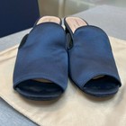 Clothing  Shoes And Accessories   Women s 6m Shoes  Velvet Navy Block Heels