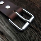 Silver Belt Buckle - Usa   made - 1 1 4  1 3 8  1 1 2    1 5 8    in