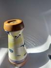 Vintage David Collier 9  Kaleidoscope Handmade Wood Pottery Brass Signed 99