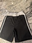 Youth Adidas Shorts Black And White Size 4