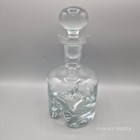 Vintage Clear Glass Decanter Whiskey Wine liquor Bottle With Stopper Barware