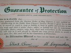 Vintage 1941 Weird Certificate Giddy Gum Chewers Society   Permit