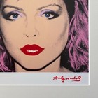 Andy Warhol   1984 Beautiful Signed Debbie Hary Print Matted And Framed