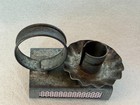Vintage Tin Matchbox   Candle Matches Holder- Antique Tinder Box