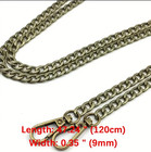 1pc 120cm Metal Bag Chain Strap Crossbody Shoulder Purse Replacement Handle