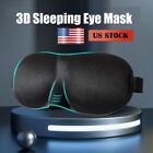 New Soft 3d Sleeping Eye Mask For Men Women Pad Blindfold Cover Travel Sleep Usa