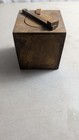 Vintage Handcrafted Wooden Jack-in-the-box Toy With Cloth Doll