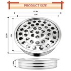 Silver Stainless Steel Communion Tray Holds 40 Cups For Church Service