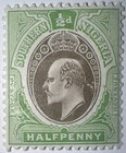 Travelstamps   1907 Southern Nigeria Stamps Sc  21  Mint Og Hinged  Half Penny