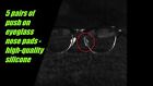 10x Nose Pads For Eyeglasses Silicone Easy Push On 5 Pairs Quality Usa Shipping