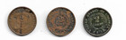 Lot Of 3 Two Cent Pieces   1866 1867 1868