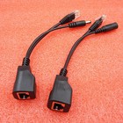 Power Over Ethernet Passive Poe Adapter Injector   Splitter Kit Poe Cable Black
